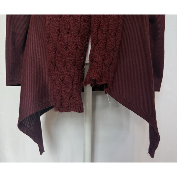 Womens  Y2K Knit Whimsygoth Asymmetrical Cardigan Size M Buckle Vamp Renfair - Picture 4 of 13